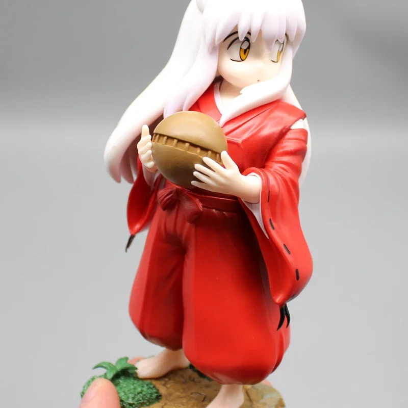 Anime Inuyasha Figuras de Ação, Infância, Enfeites infantis fofos, Coleção de modelos PVC, Presentes de Brinquedo do Miúdo, 16cm