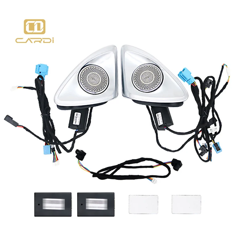 

Professional Supplier's 64-Color Auto Interior Lighting 12V W223 New Rotating Ambient Light with Tweeter for Car Atmosphere