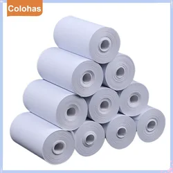 Papel térmico blanco para cámara de niños, impresión instantánea, papel de impresión, piezas de accesorios de repuesto, 5/10/15/20, 57x25mm