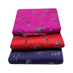 Jacquard Fabric Yarn Dyed Brocade Dress Clothing for By The Meter Apparel Sewing Fabrics Diy Cloth Sew Polyester Material