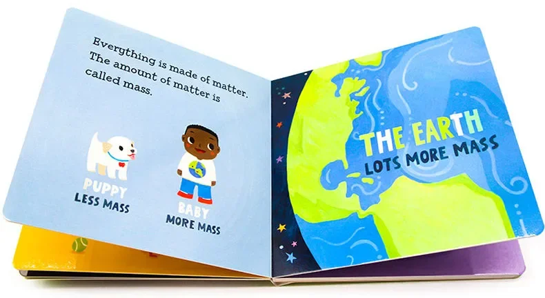 Baby Loves Gravity STEAM كتب الأطفال للأطفال من سن 1 2 3، كتاب مصور باللغة الإنجليزية 9781580898362