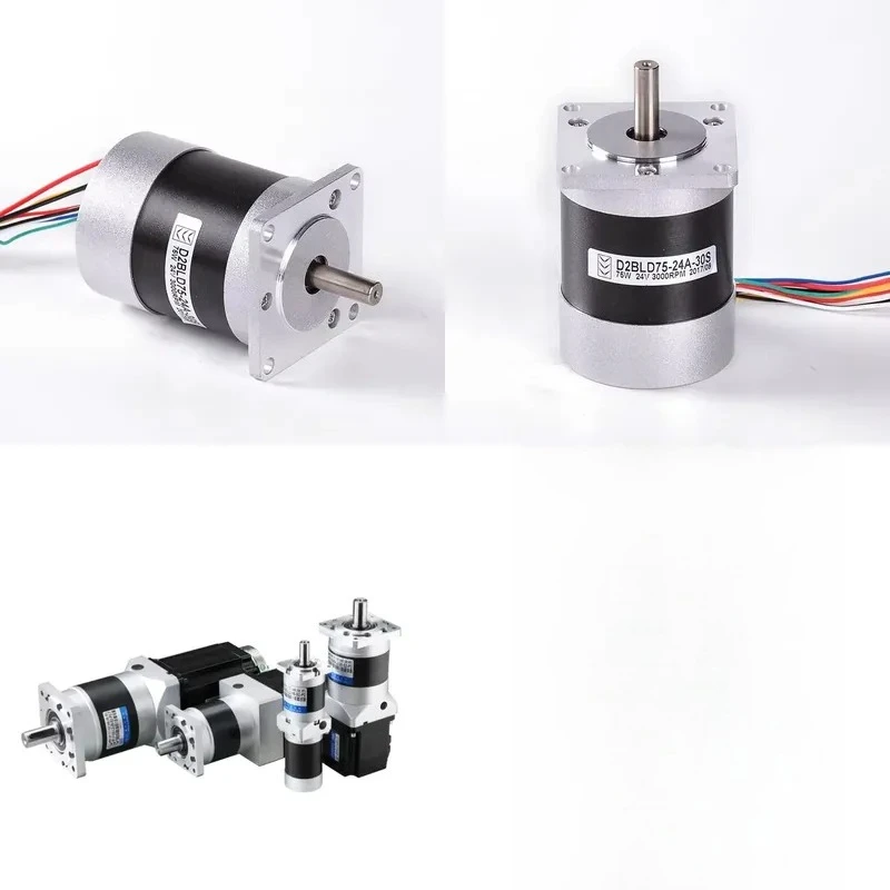 Customized 12V 24V 48v cleaning Commercial brushless DC motor 100W 75w solar panel cleaner Bldc motor