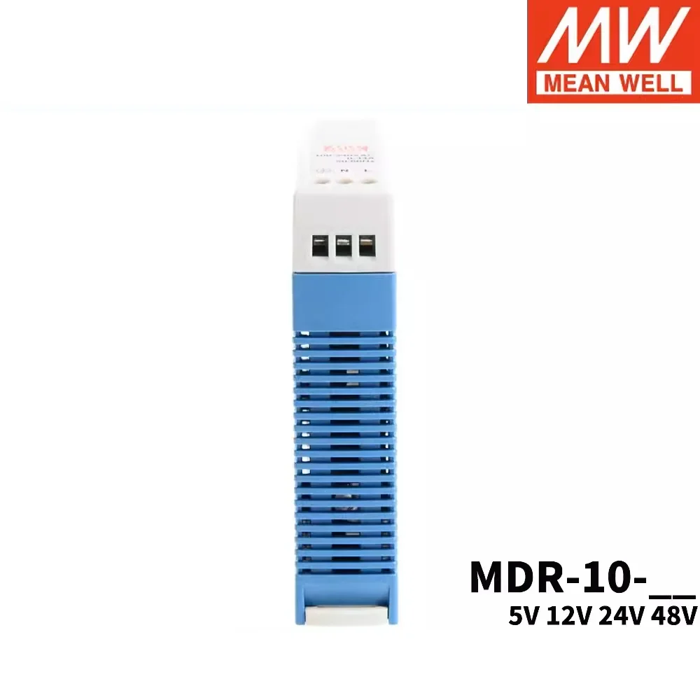 

MEAN WELL MDR-10 MDR-10-5V 2A MDR-10-12V 0.84A MDR-10-15V 0.67A MDR-10-24V 0.42A 10W Импульсный источник питания