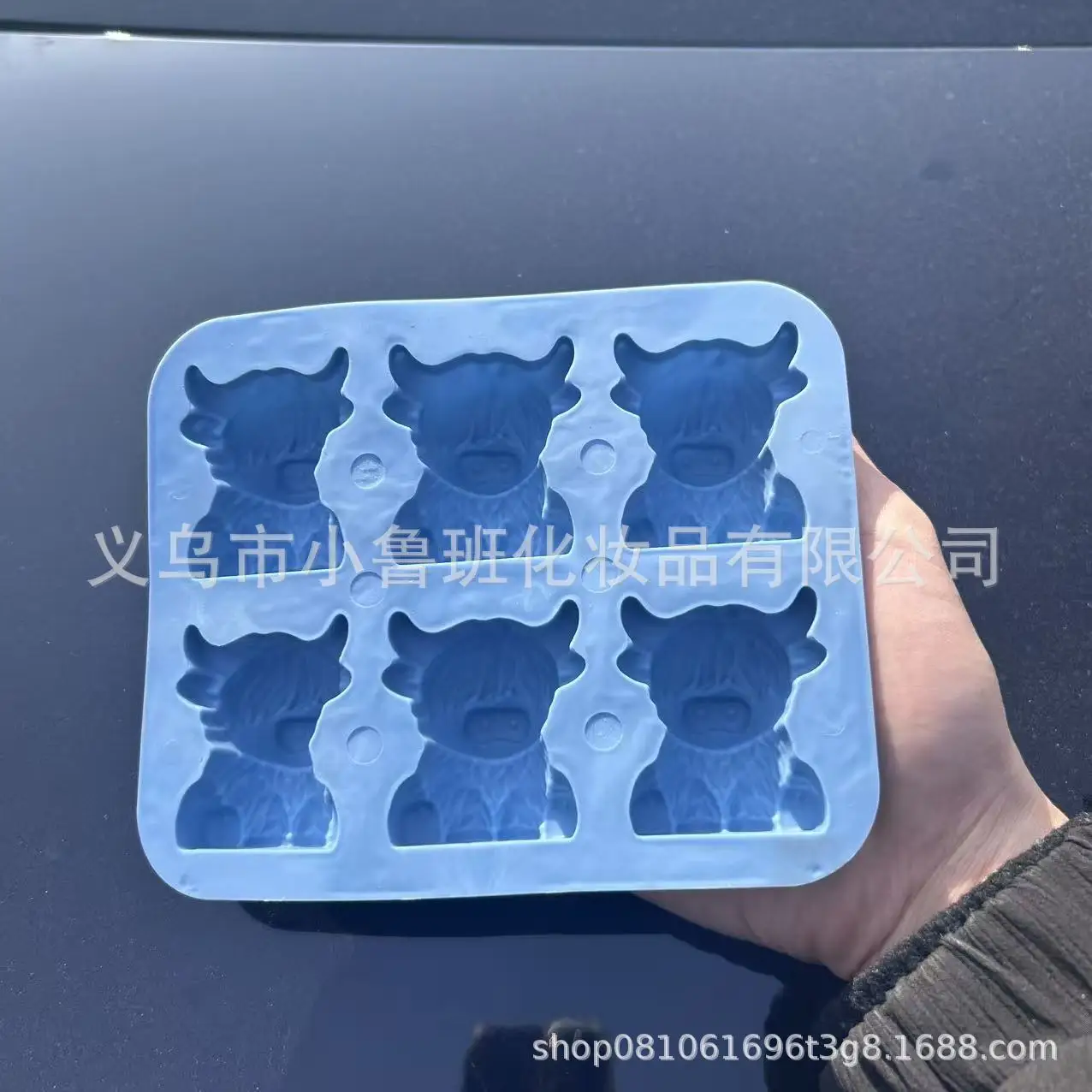 New Cute Bunny Silicone Mold Highland Cow Silicone Mold