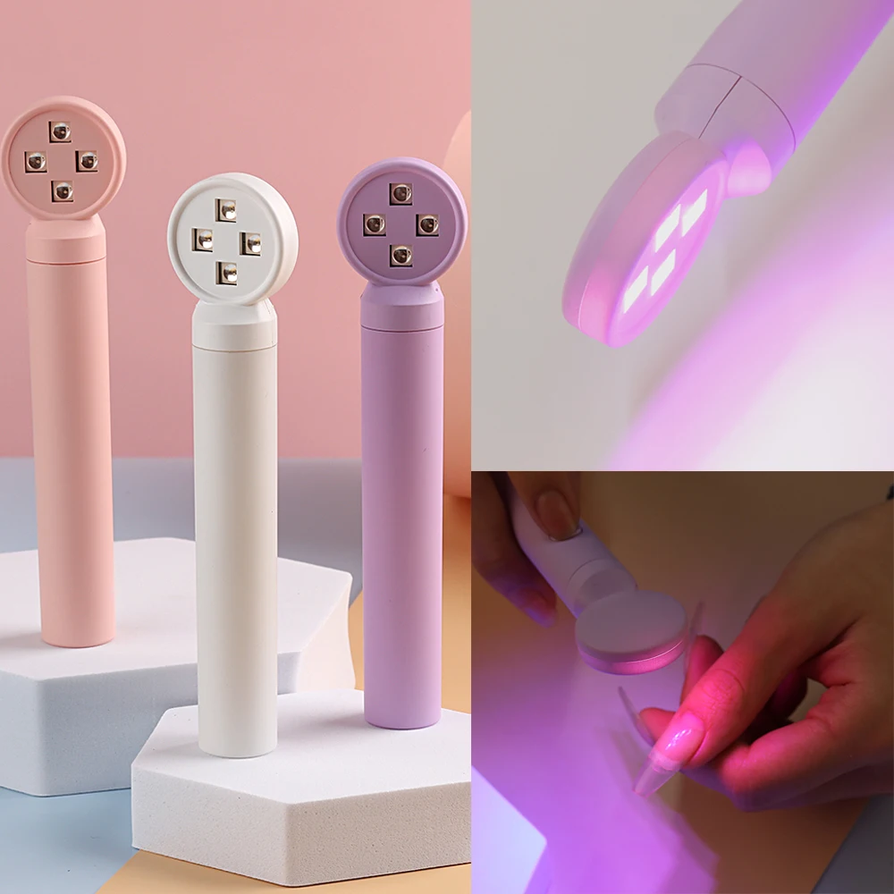 Mini lampe sèche-ongles portable UV LED à séchage rapide, 1 pièce, équipement de manucure professionnel, LEBSCM01