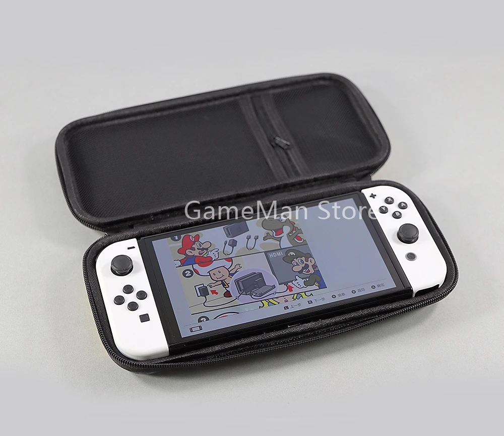 5 pçs para nintendo switch oled monster hunter saco de armazenamento protetor à prova dwaterproof água caso transporte viagem para ns switch universal