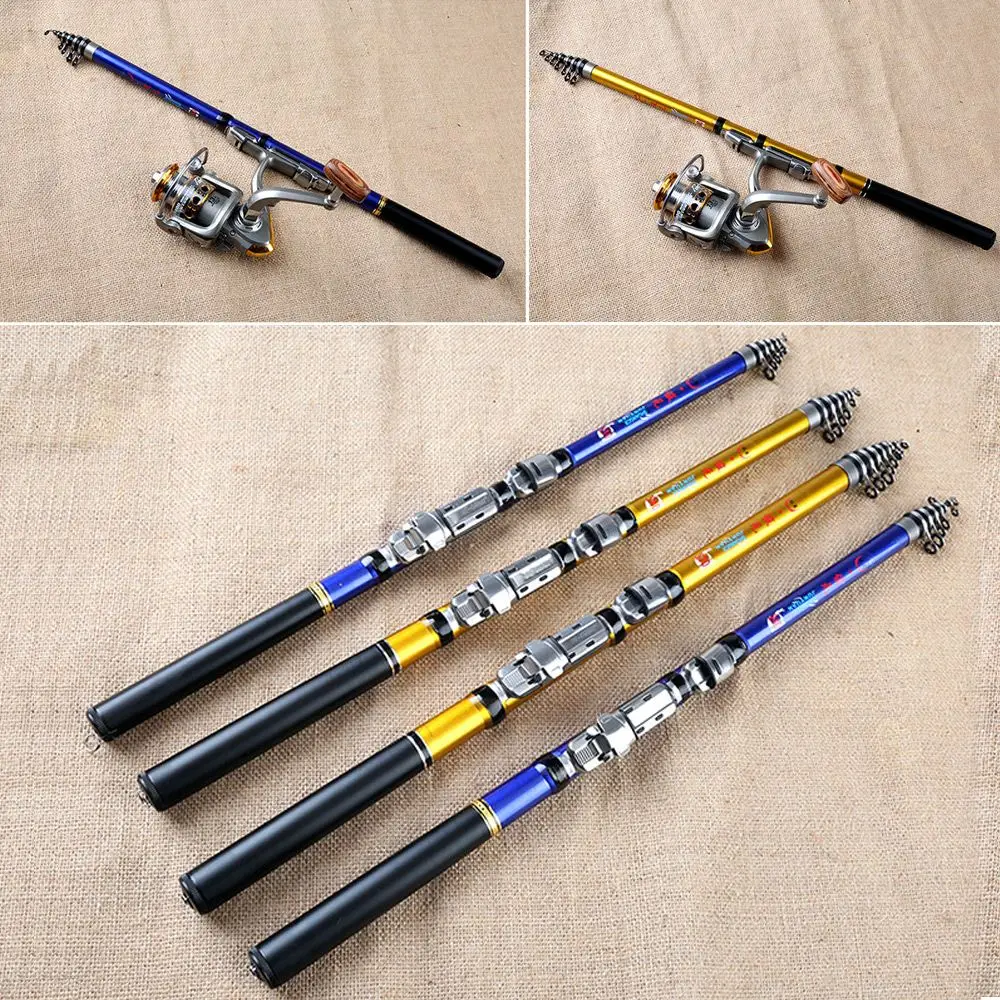 1.5m/1.8m/2.1m/2.4m/2.7m/3m Telescopic Fishing Rod High Quality Spinning Rods Hard Tail/Soft Tail Fishing Tools