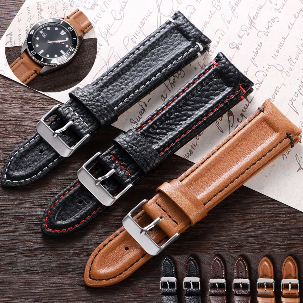 20Mm 22Mm Cowhide S… - image