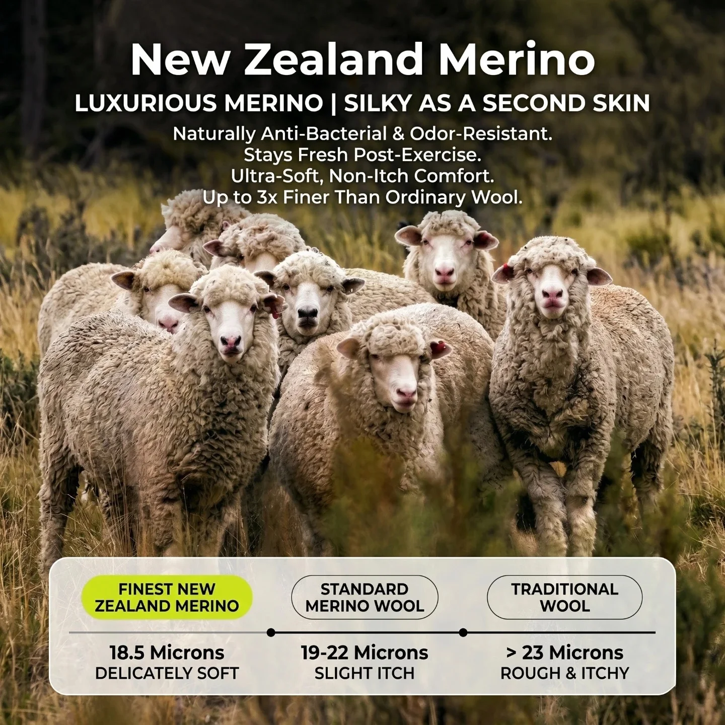 New Zealand Merino Wool T-Shirt Mens Summer Quick Dry Moisture Wicking Breathable Athletic Hiking Camping Gym Short Sleeve image 5