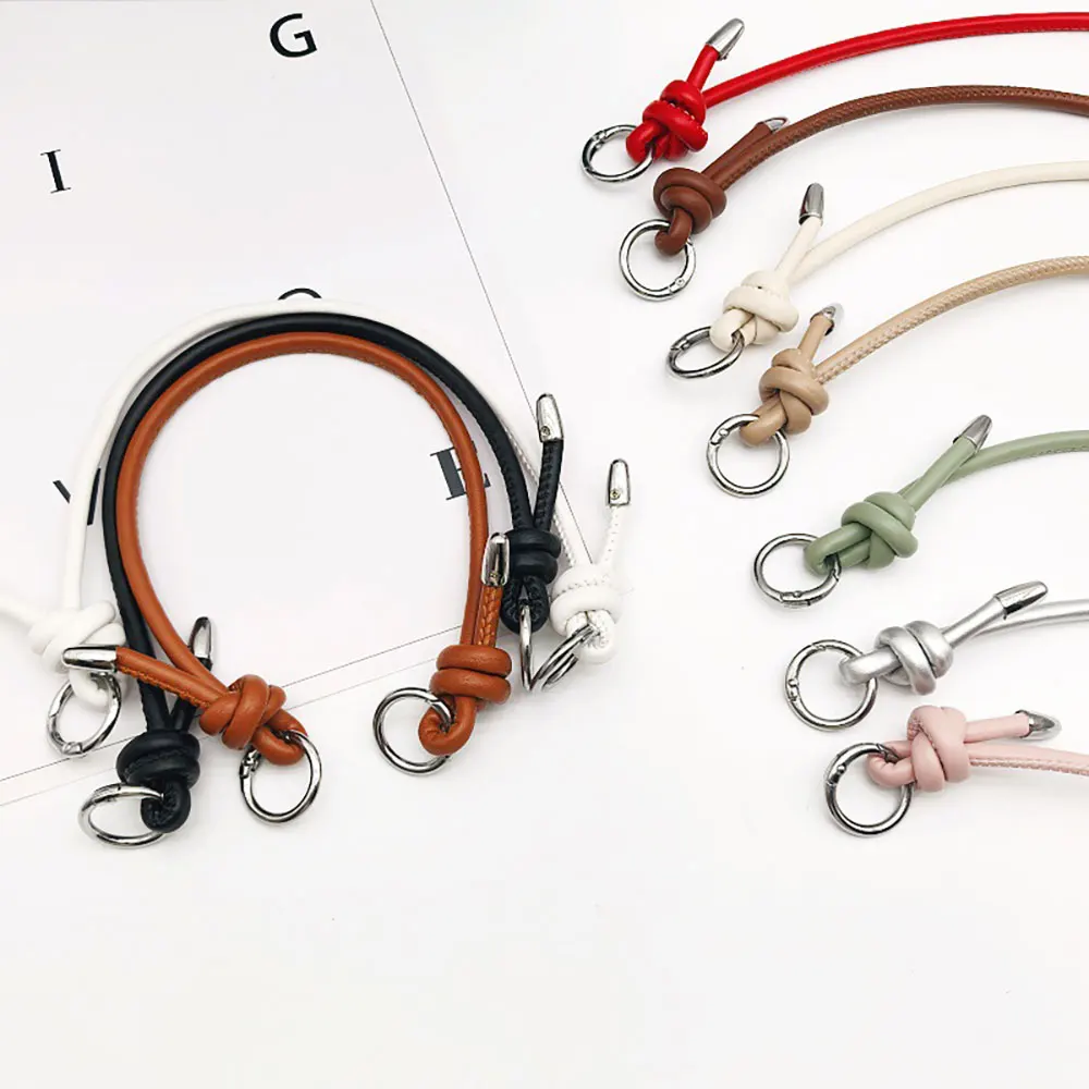 1Pcs New Detachable PU Bag Straps High Quality Handbag Handles With Solid Colors Adjustable Bag Accessories Bag Straps