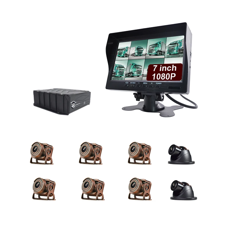 8CH HDD SDD MDVR CCTV monitoreo seguridad sistema de conducción autobús escolar DVR móvil