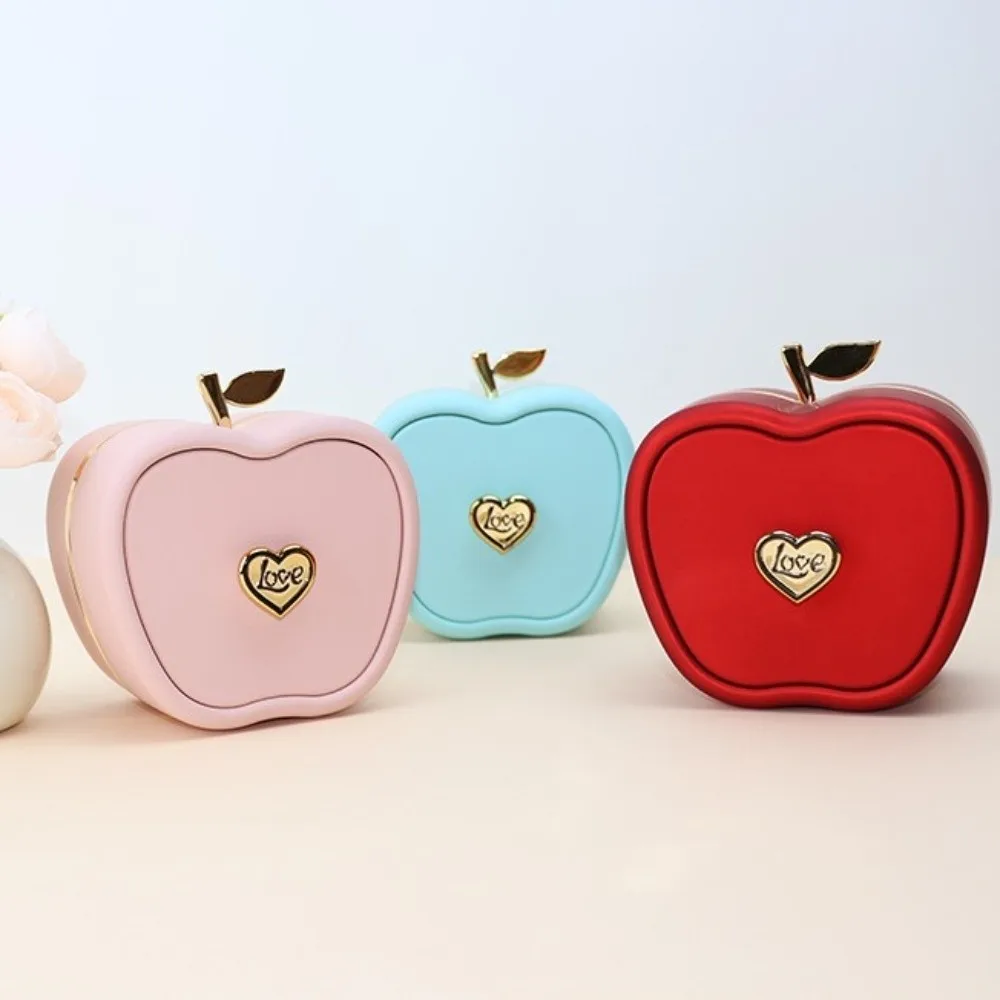 

Пластиковая шкатулка для украшений в форме фрукта с выдвижным ящиком, романтическая подарочная коробка для фруктов, розовая, красная, синяя, для демонстрации украшений