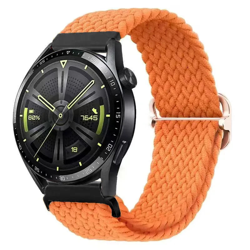 Braided Loop for Amazfit GTR 4/GTR 3/GTR 3 pro/BIP U /Bip U Pro/stratos 3/BIP lite/3/Bip 3 Pro Band Elastic Wristband 20mm 22mm