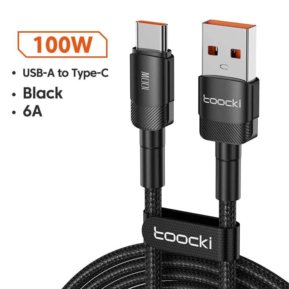 Toocki USB Typ C Kabel Schnellladung USB C Ladegerät Kabel für iPhone 15 14 13 12 11 Huawei P40 P30 Realme Oppo Oneplus Samsung