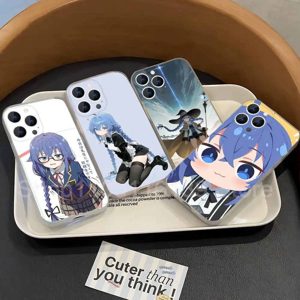 

M-Mushoku Tensei Roxy Phone Case For iPhone 17,16,15,14,13,12,11 Pro,Max,Plus,X,XS,XR,SE4,E Mini Transparent Soft Cover