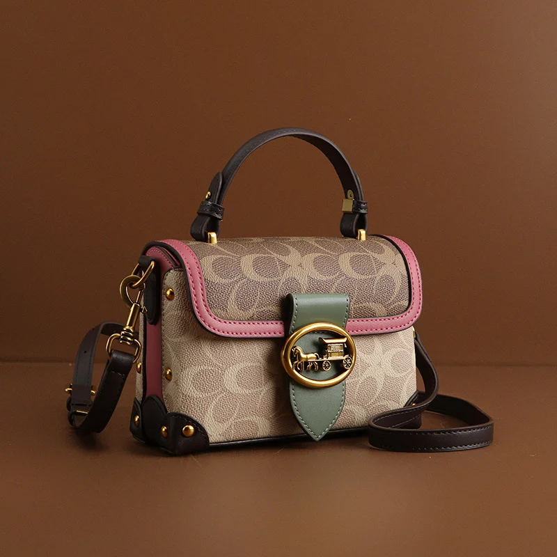 디자이너 스타일 가방 - 202개의 베스트셀러 고품질 가방 - 클래식 크로스바디 숄더백 - 레트로 럭셔리 박스 디자인 핸드백