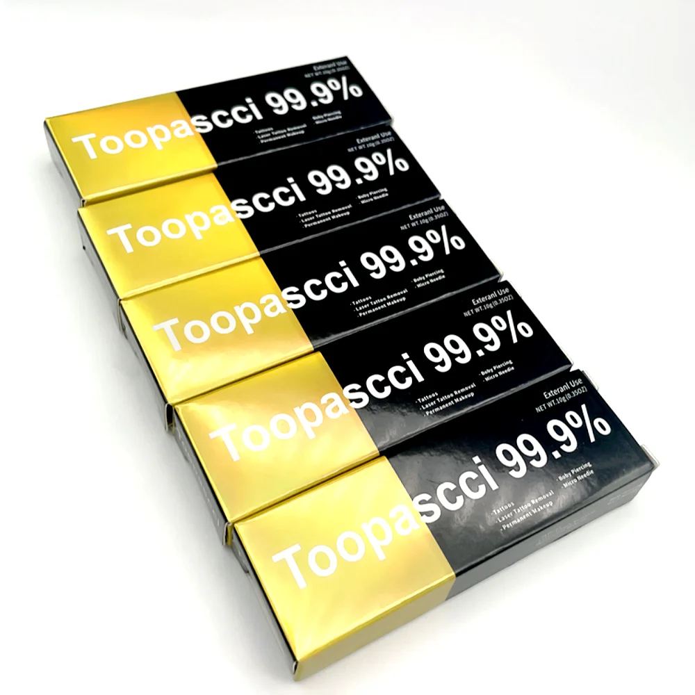 جديد الأصلي Toopascci 99.9% كريم الوشم قبل الجراحة شبه تجميل دائم جمال الجسم الحاجب الشفاه بطانة 10 جرام #5
