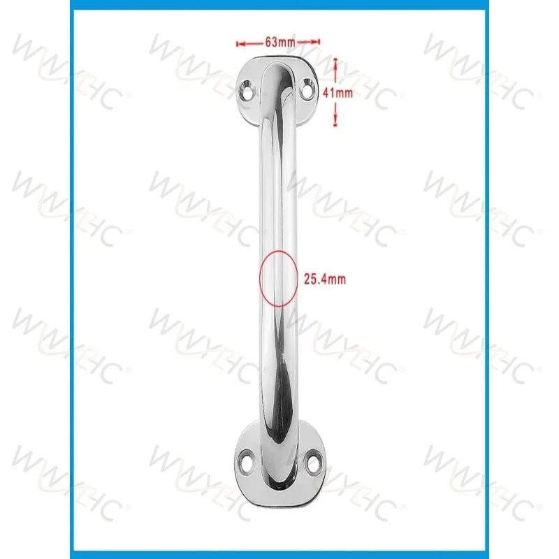 Marine Grade 304 Stainless Steel Safety Handrail, Multi-purpose Grab Bar for Boat Yacht Bathroom