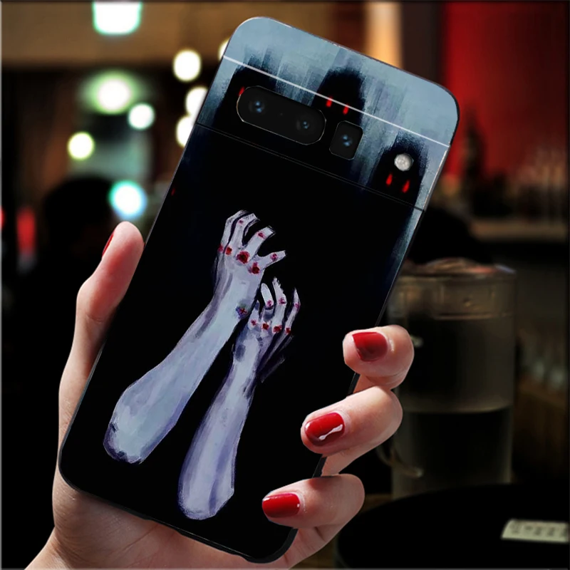 

Horror art Phone Case For Google Pixel 10 9 Pro XL 9A 8 7 6 Pro Pixel 8A 7A 6A Pixel 8 7 6 5