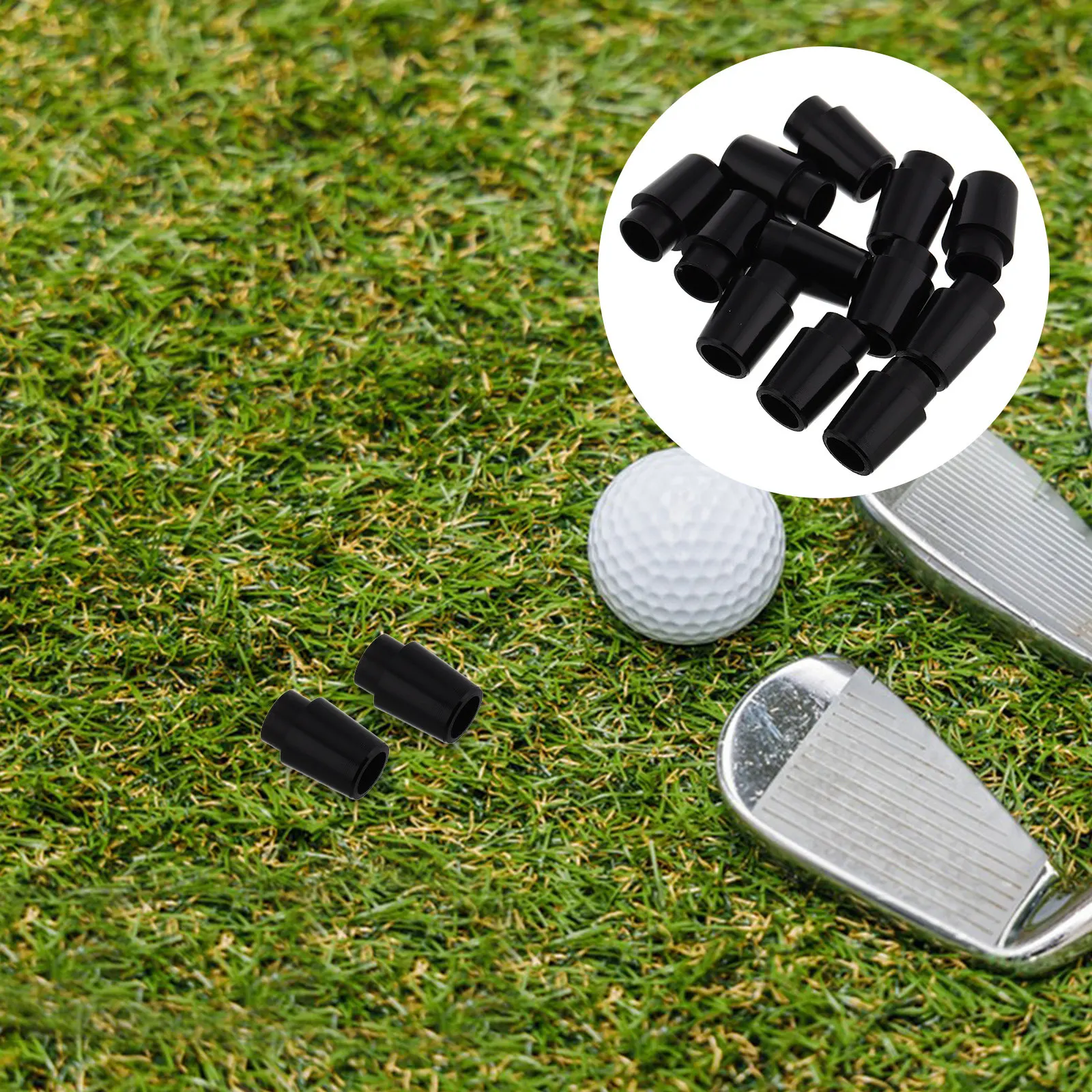 

12Pcs Rubber Ferrule Sleeves for Golf Clubs Series Irons Sand Wedges Improved Accuracy Vibration Reduction Golf Club