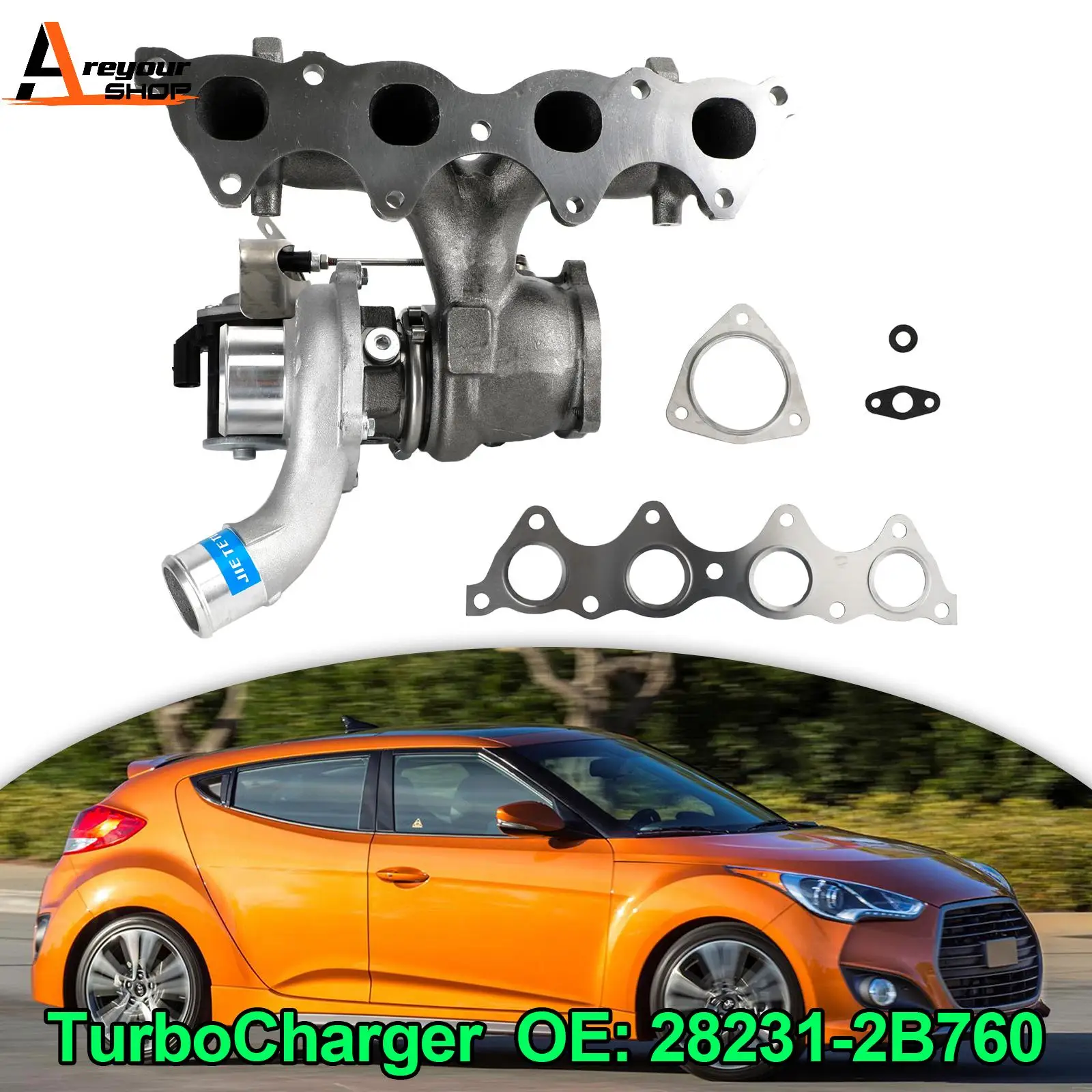 Areyourshop K03 TurboCharger for Hyundai Tucson KIA Sportage 1.6L 204HP 2012-17 28231-2B760 car accessories