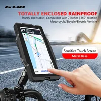 GUB Bicycle Phone Holder Universal Bike Motorcycle Handlebar Clip Stand Mount Cell Phone Holder Bracket for 7 inch Smartphone
