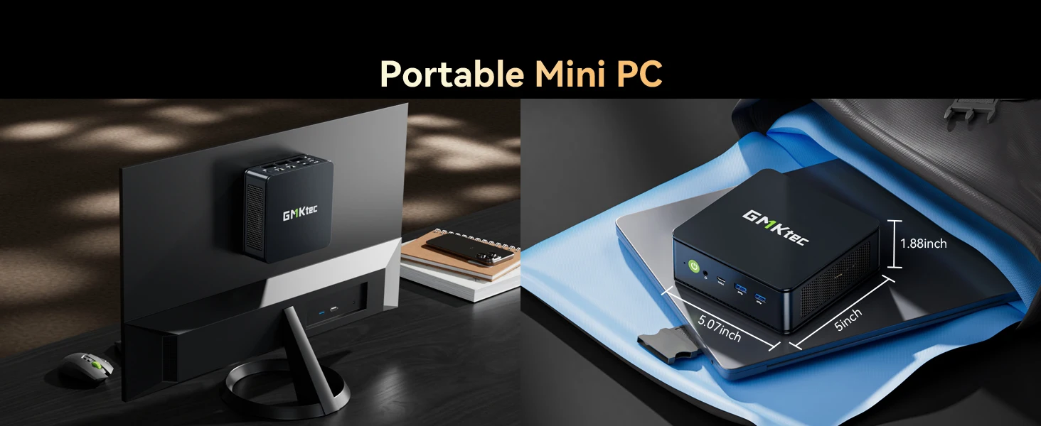 GMKtec M6 Ultra AMD R5 7640HS Mini PC 6-core 12-thread Gaming Computer PC 32GB DDR5 1TB SSD Portable Computer Mini Desktop PC
