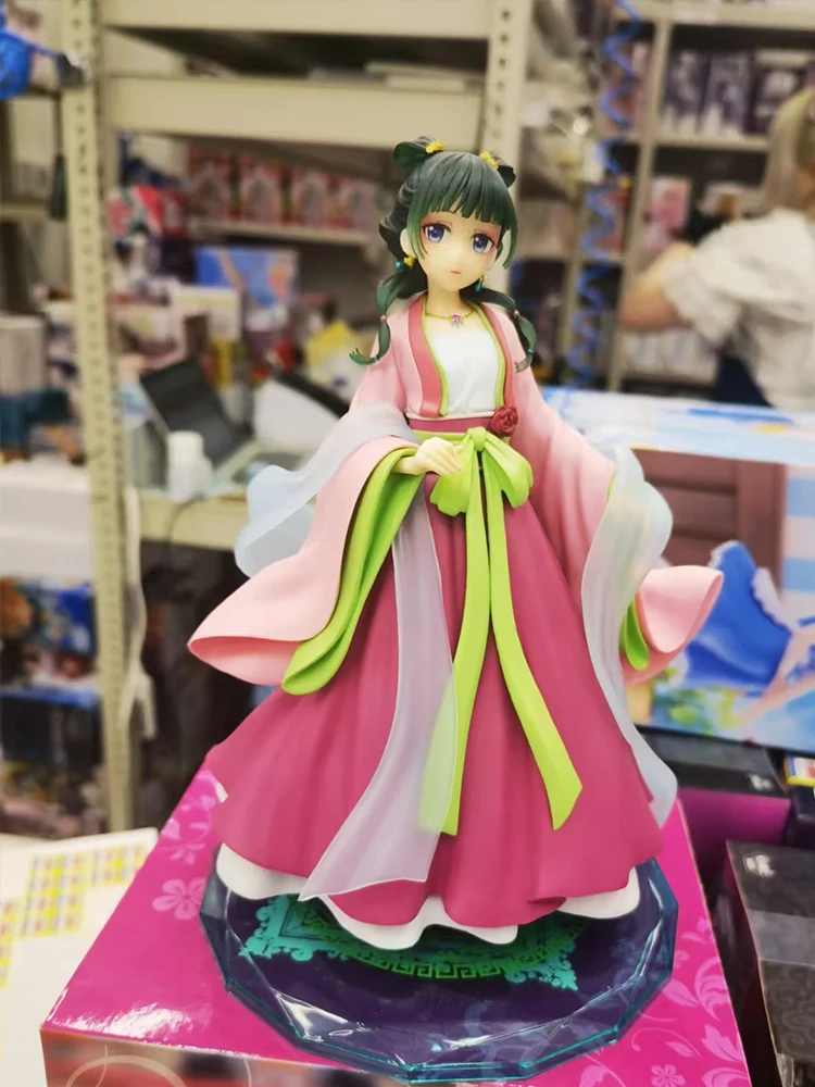 Genuine Anime Character Namco Banpresto The Apothecary Diaries Maomao System Service Brilliant Desktop Figure Model Toy Gift