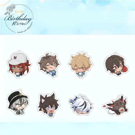 2025 أنيمي الكرتون الشكل مفتاح سلسلة كيرينغ نو: كرنفال ياكومو أوليفين لطيف صغير تأثيري سلسلة مفاتيح مصنوعة من الأكريليك لطيف itabag قلادة