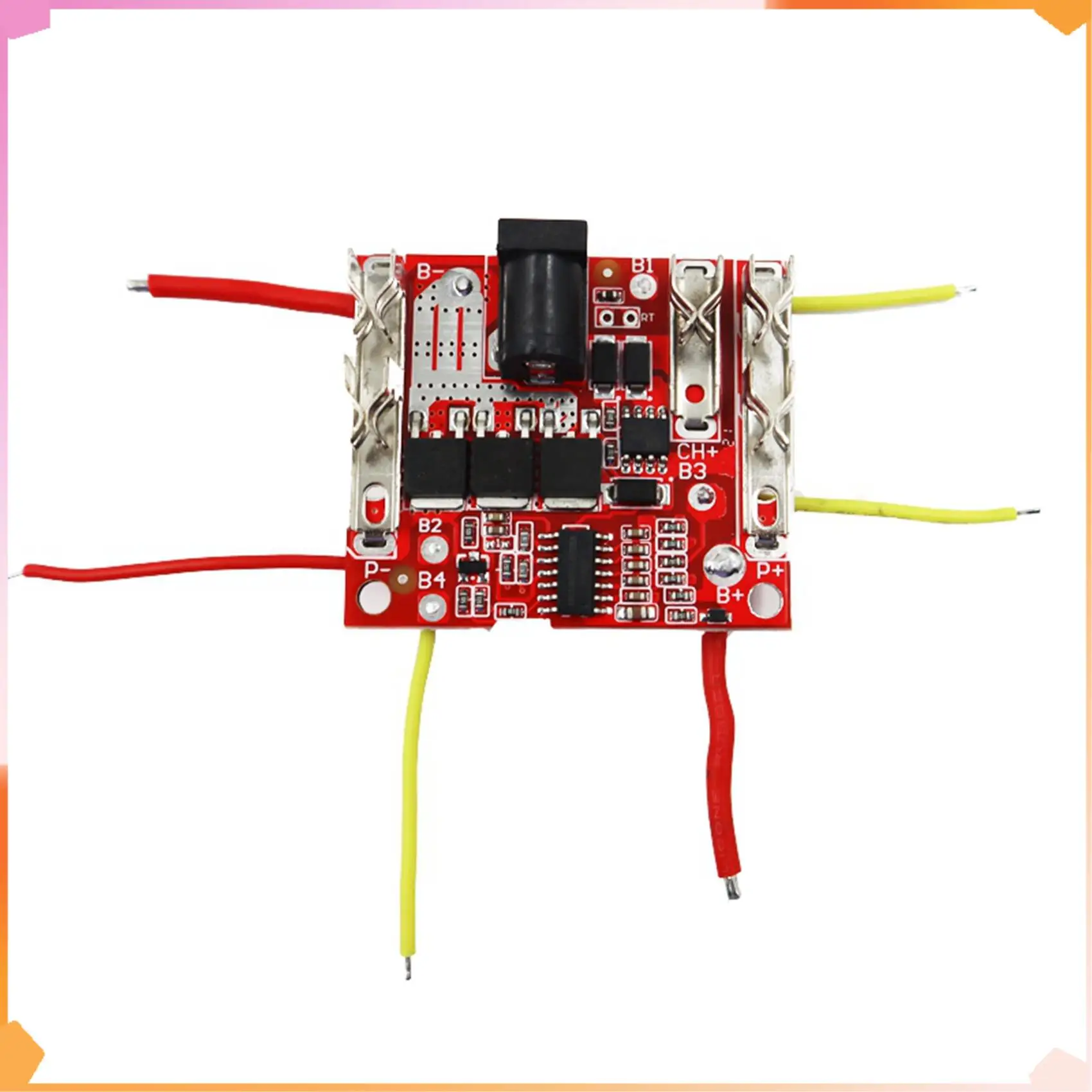 

B94A 3X Li- Battery Case Circuit Board PCB For Lomvum Zhipu Hongsong Jingmi No Original 18V Lithium Battery,15 Hole