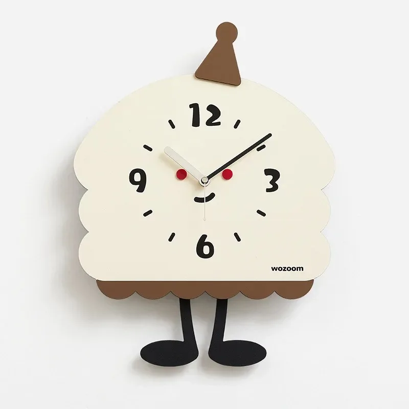 Interior Wall Clock Models Modern Home Decoration Ornaments Ngo Godinniki Woman Tiger Aero Double-sided Watch Live Kitchen Decor