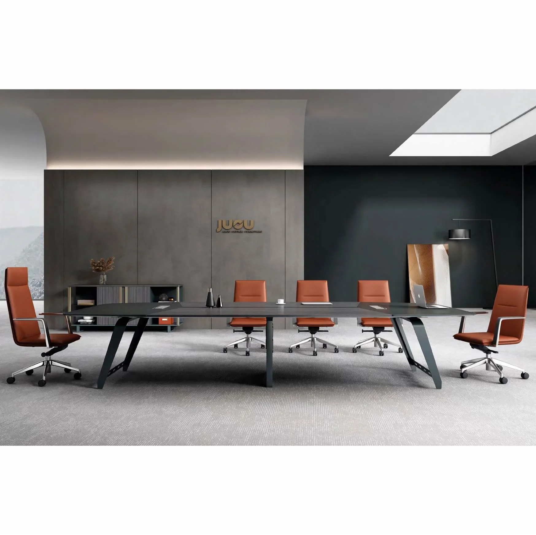 Rectangle Metal Legs Meeting Table Boardroom Tables Modern Conference Table