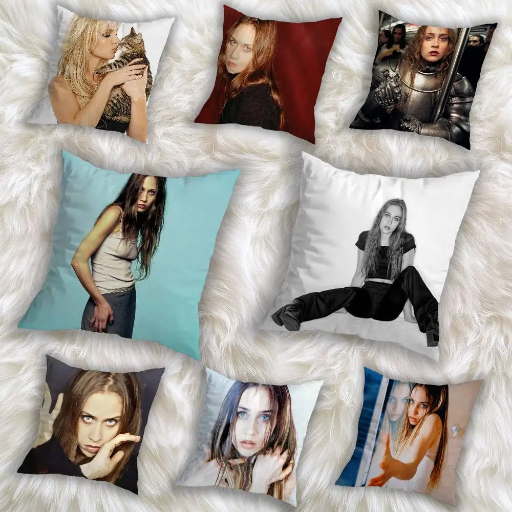 

F-Fiona Apple-S I Lover Pillow Case Anti-dustmite Pillowcase Invisible zipper silky short plush Sofa cushion cover
