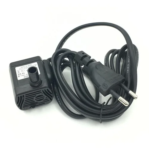 Bomba de agua ultrasilenciosa, 3W, CA 220V, flujo, impermeable, sin escobillas, Mini filtro de agua, bomba de fuente para pecera, enchufe europeo
