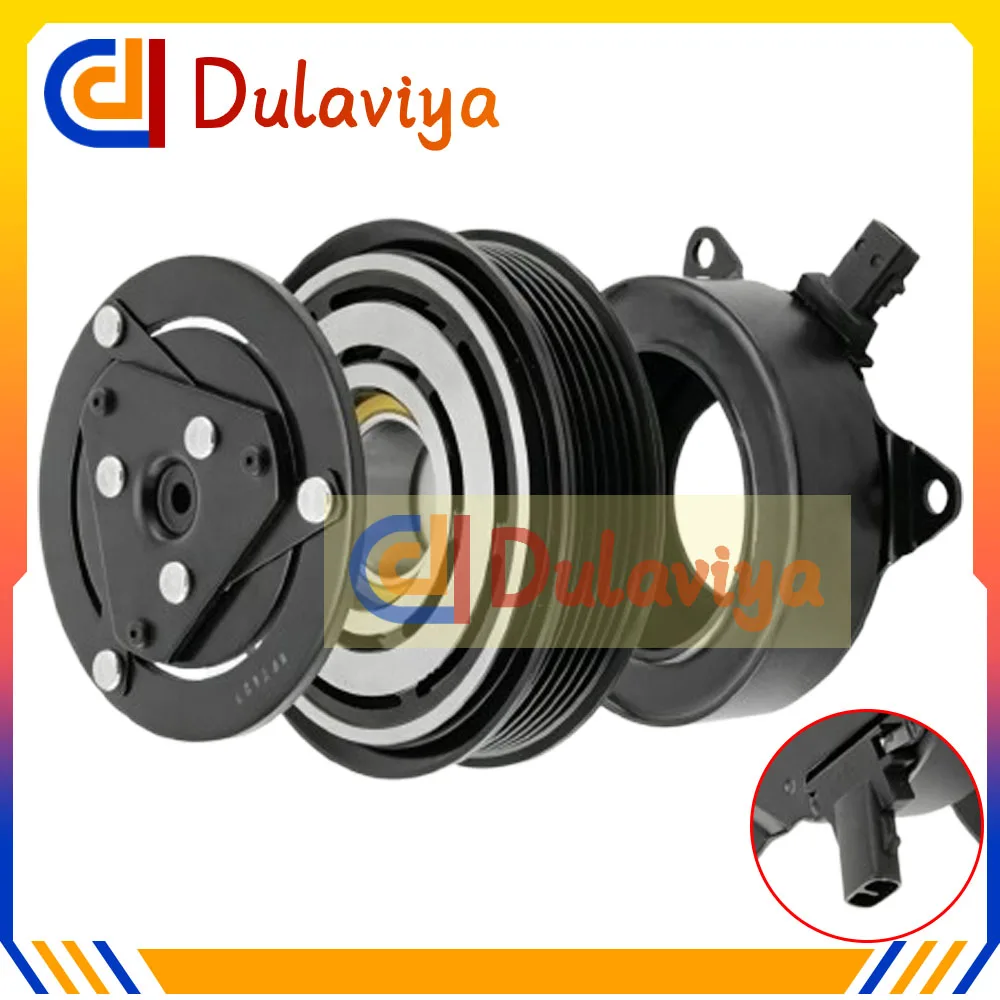 

AC Compressor Clutch Assy For Maserati Ghibli Quattroporte Levante 43540 1230F 01141229 0030488 01141230 673002876 35232022F