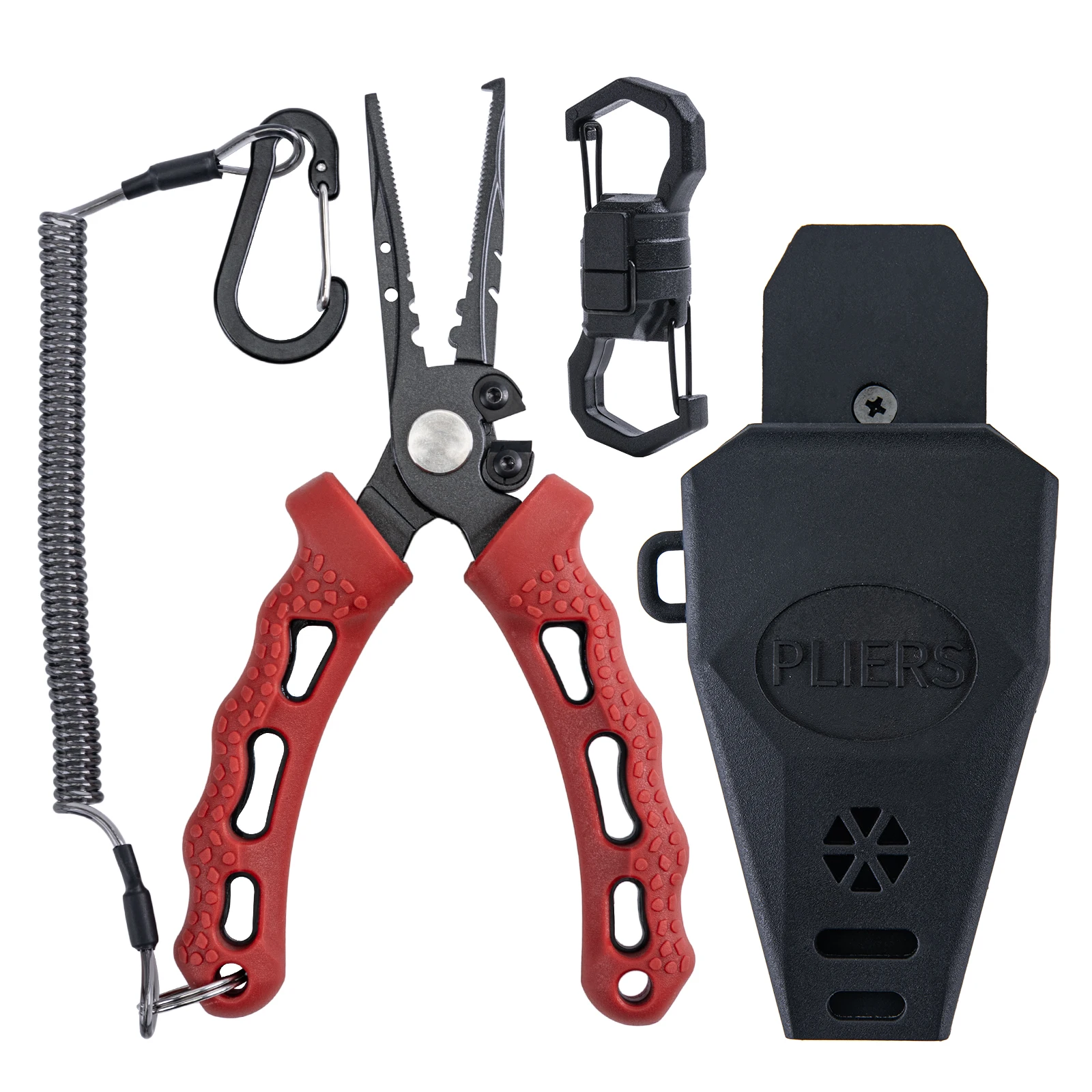 

Goture Fish Lip Gripper Pliers Muti-Function Aluminum Alloy Hook Remover Split Ring Pliers for Fly Fishing Ice Fishing Gear