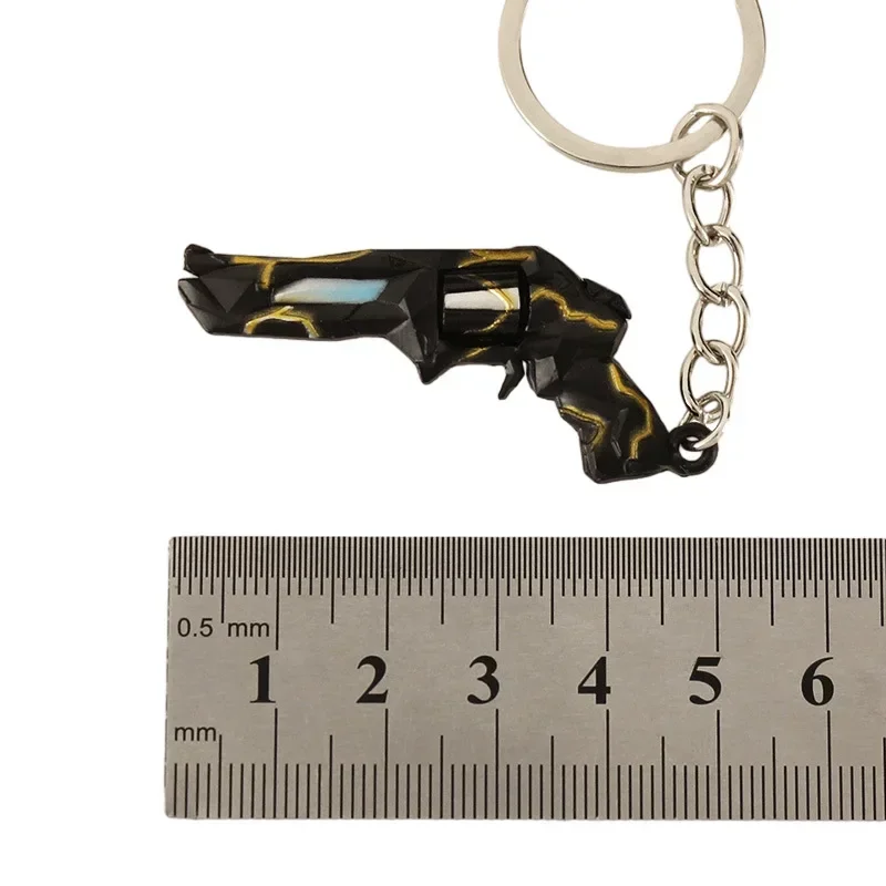 5cm New Valorant Game Peripheral Metal Model Weapons and Props Back Packaging Decoration Pendant Keychain Kids Birthday Gift Toy