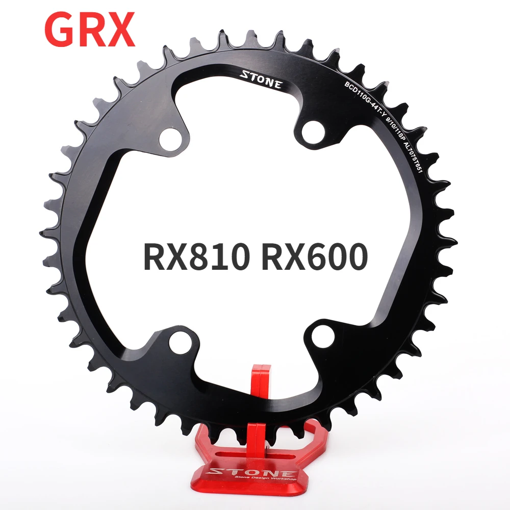 Stone Round Chainring 110 BCD for Shim ano Gravel GRX FC RX810 RX600 34 36 38 40 42 46 58T 60T Tooth Road Bike Chainwheel