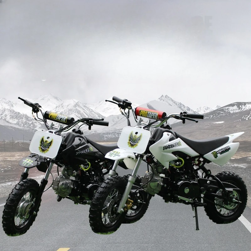 

Четырехтактный топливный мотоцикл объемом 125 куб.см, детский двухколесный маленький внедорожник Small Eagle