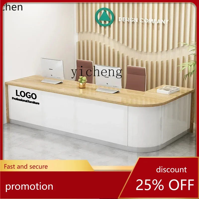 

HXL Cashier Counter Reception Desk Corner Office Desk Supermarket Fruit Shop