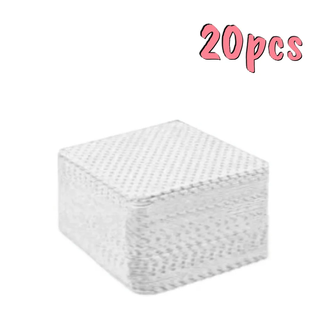 20-600 Stuks Niet-pluizende Nageldoekjes Gel Reinigingsdoekjes Aluminiumvrije Nagellak Remover Pads Voor Nail Beauty schoonmaken Care Tool