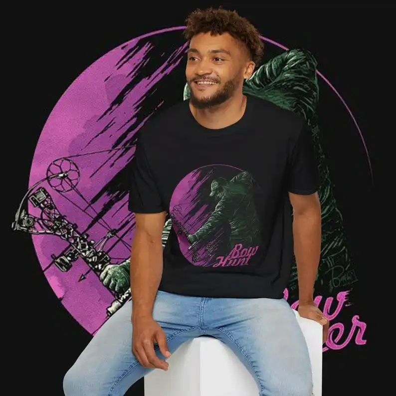 Bow Hunter 3D T-shirt % Premium Quality Graphic Tee for Fans & Collectors - Unique Anime Apparel in Various Sizes