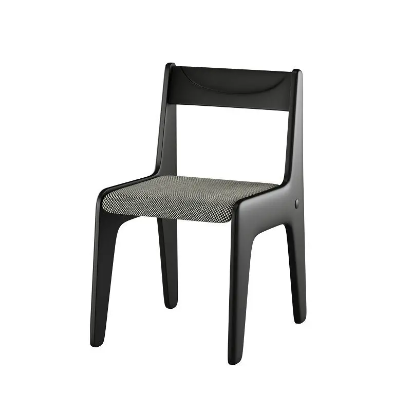 

Nordic color chair Internet celebrity ins style designer style modern simple back diningcasual beech single seat