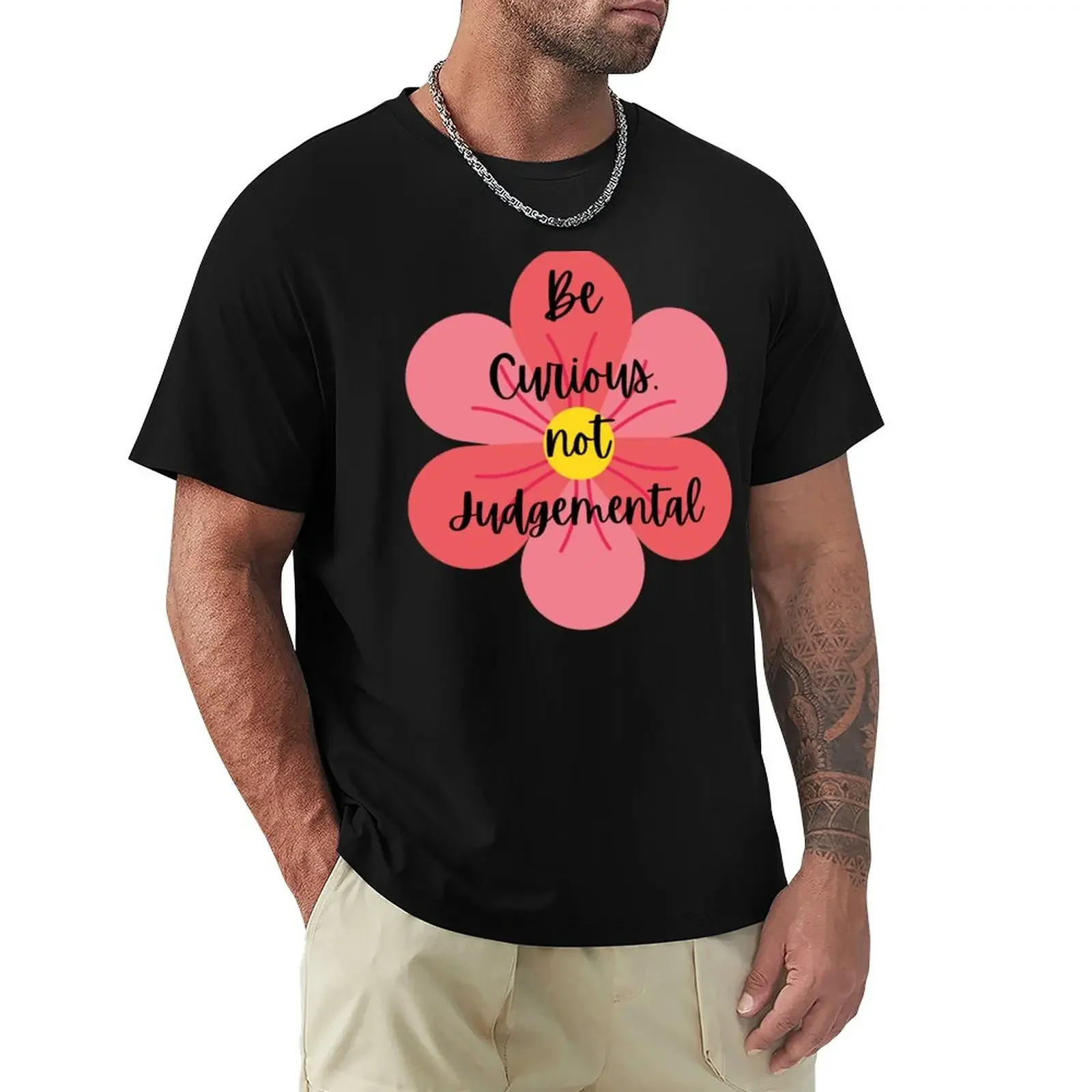 Walt Whitman Be Curious Not Judgemental T-Shirt hippie clothes quick-drying customs design your own plain funny t shirts for men