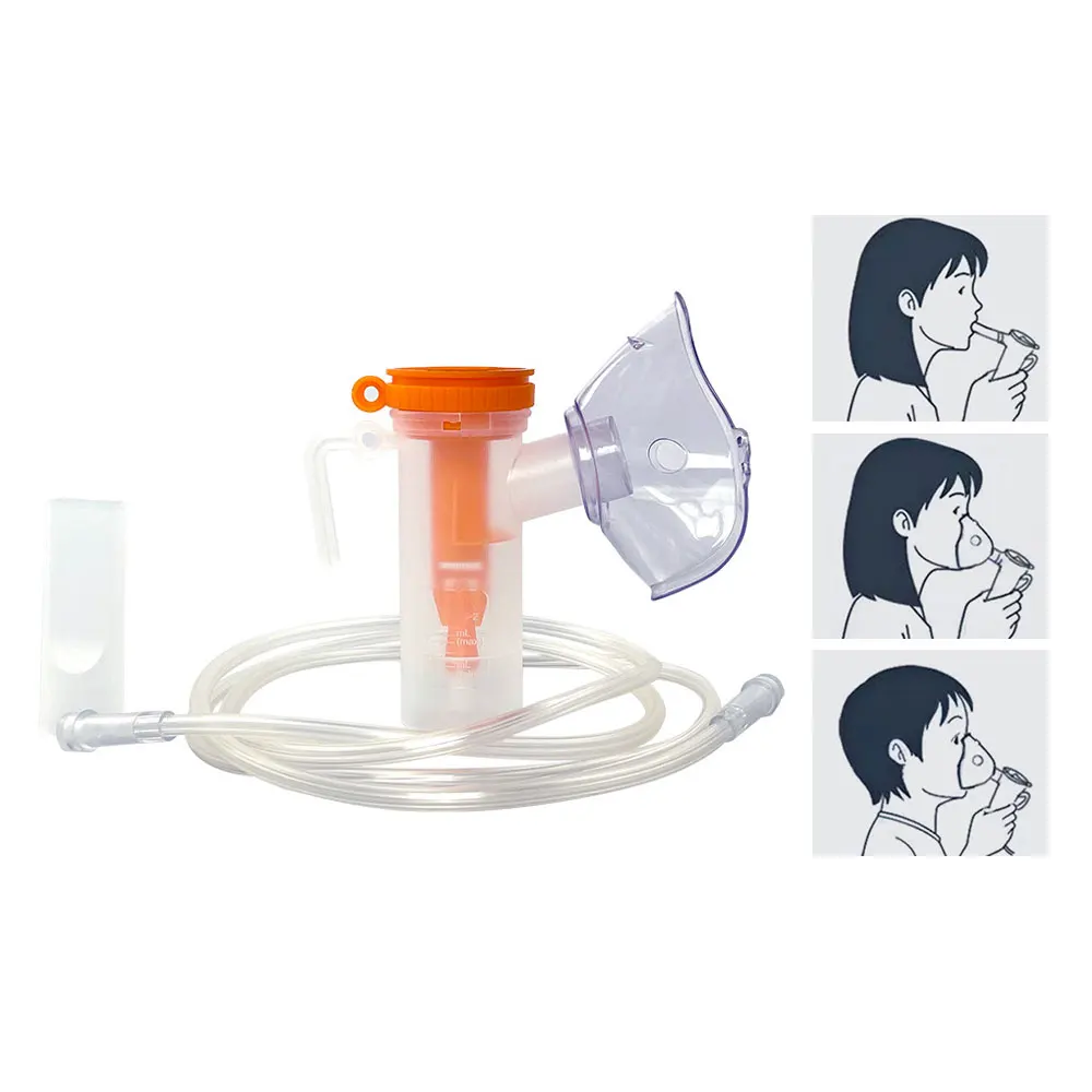 1Set Nebulizer Inhaler Set Adult Child Atomization Mask Nebulizer Inhale Mask Healthcare Device Nebulizer for Drug Inhalation