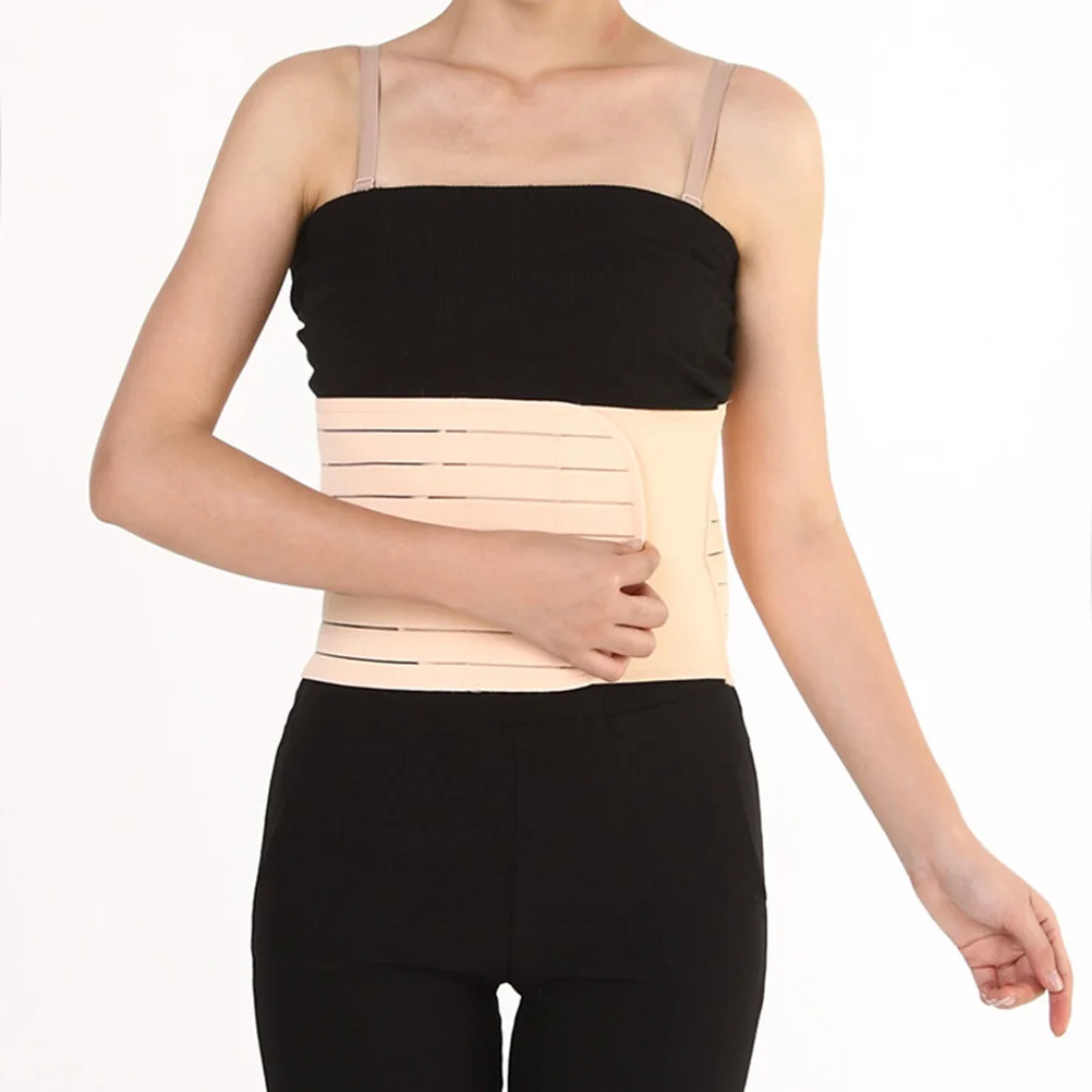 Belly Recovery Belt Postpartum Waist Trimmer Girdle S Size Skin Color Invisible Under Clothes Lumbar Support Slimming