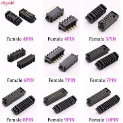 1piece 4/5/6/7/8/9/10 pin male female laptop battery intelligent door lock spacing 2.0/2.54mm clip slot contact connector