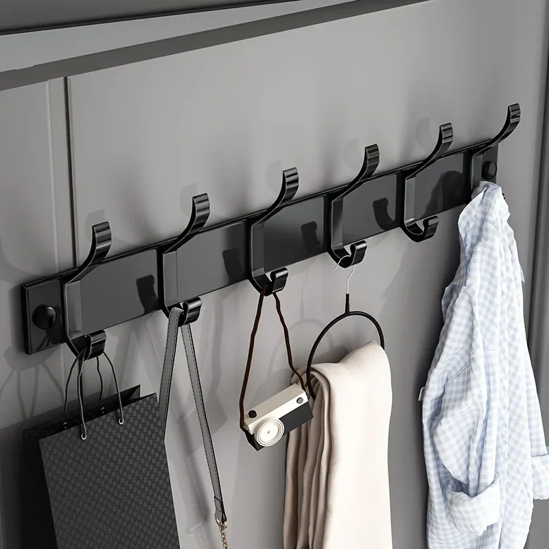 

CIFBUY Deco Multifunctional Hanger Wall Mount Coat Towel Hook Hanger Wall Hook Punch Free Hook Wall Hanger Towel Rack Coat Rack