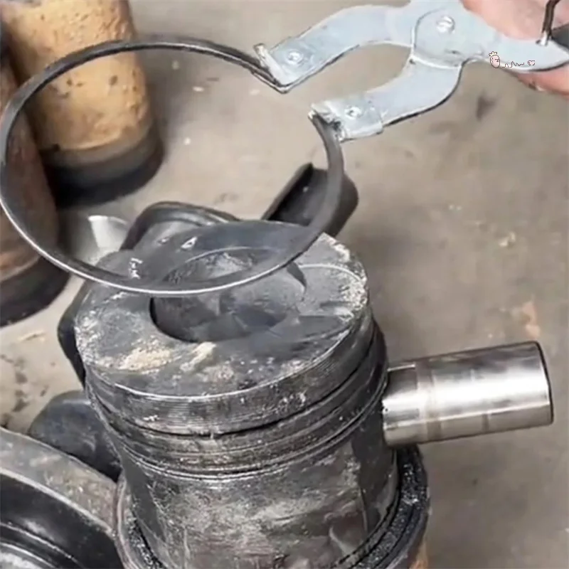 Piston Ring Installer Piston Ring Plier Piston Ring Compressor Tool Stainless Steel Vehicle Maintenance Clamp Durable Engine
