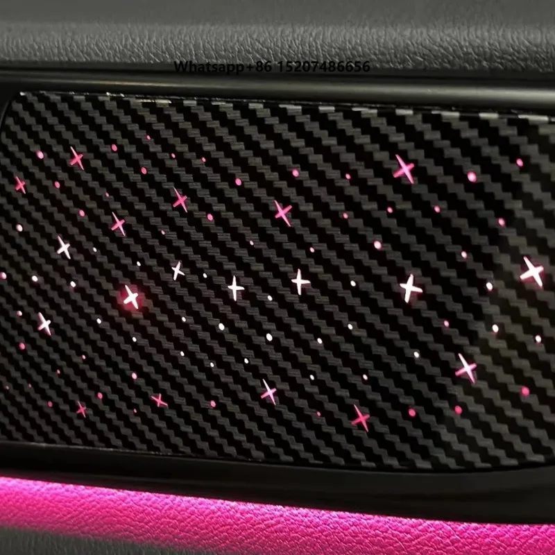 Original 1:1 Mold Carbon Fiber Star Sky Style Rainbow Symphony Dynamic Ambient Light for